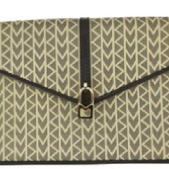 Michael Kors Whitney Vintage Crossbody Monogram Envelope Canvas - Picture 3 of 8